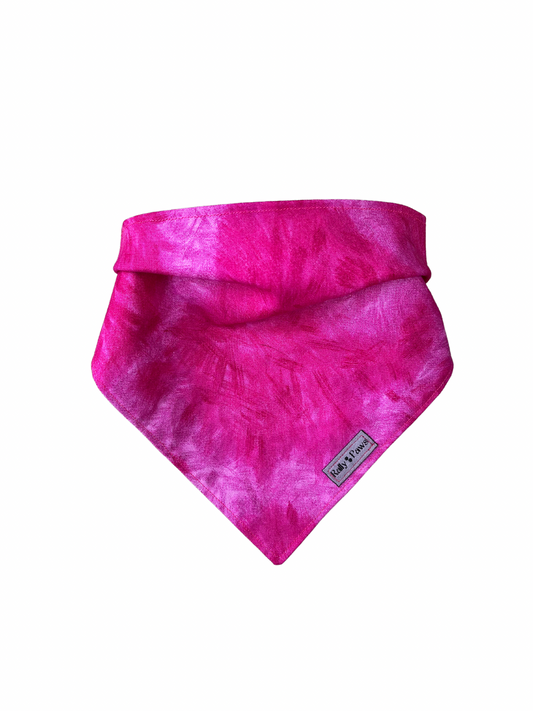 hot pink for summer dog bandana