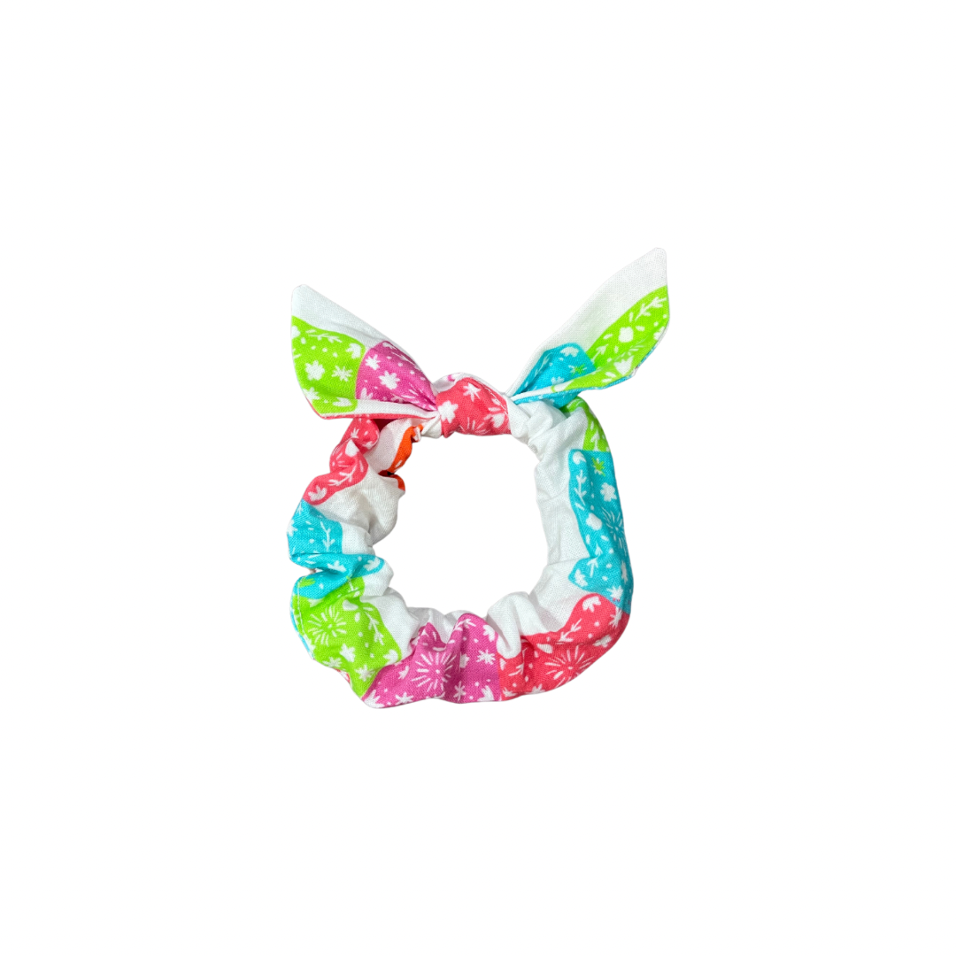 “Market Square Walkies” hair scrunchie