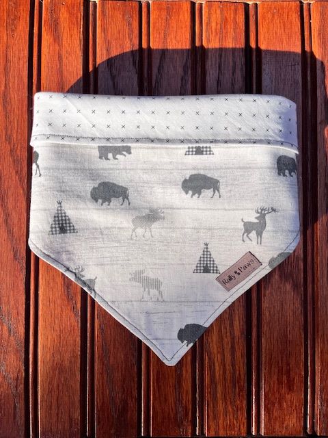 "The Northerner" (reversible) Dog Bandana