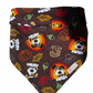 Thanksgiving brown dog bandana 